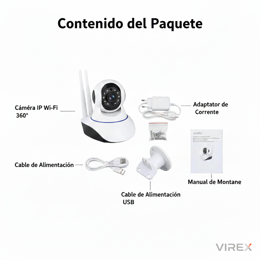 Protege tu Hogar 24/7 – Cámara WiFi Inteligente Full HD con Visión Nocturna