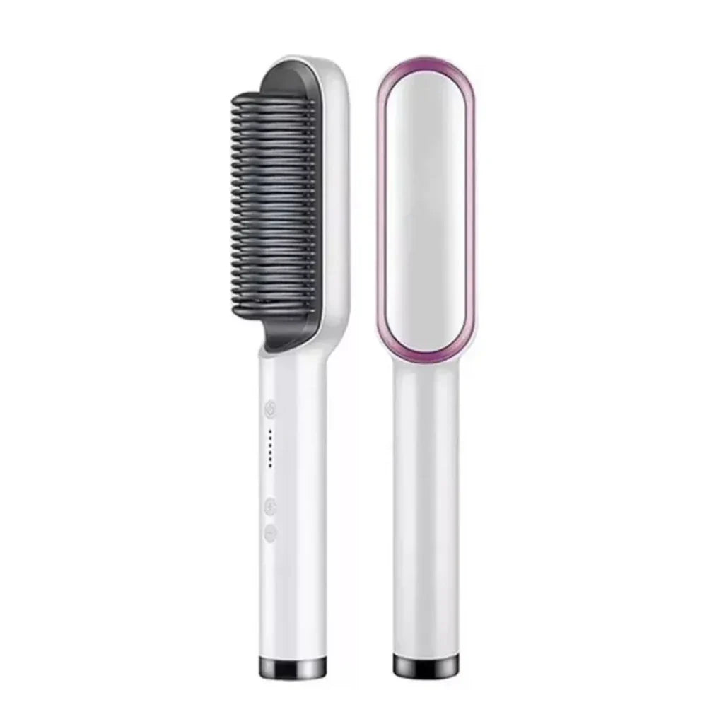 Combo Cepillo Plancha 2en1 + Cepillo Secador 3en1 para Cabello