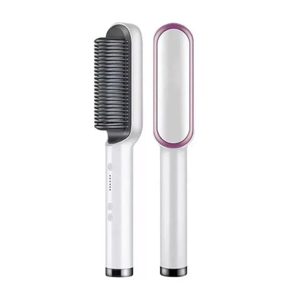Combo Cepillo Plancha 2en1 + Cepillo Secador 3en1 para Cabello