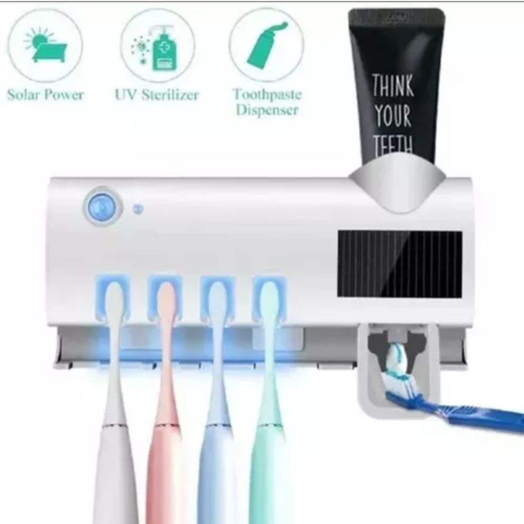 Porta Cepillo Dispensador De Crema Denta