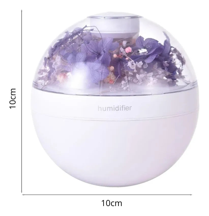 Humidificador Floral 170g con luz led