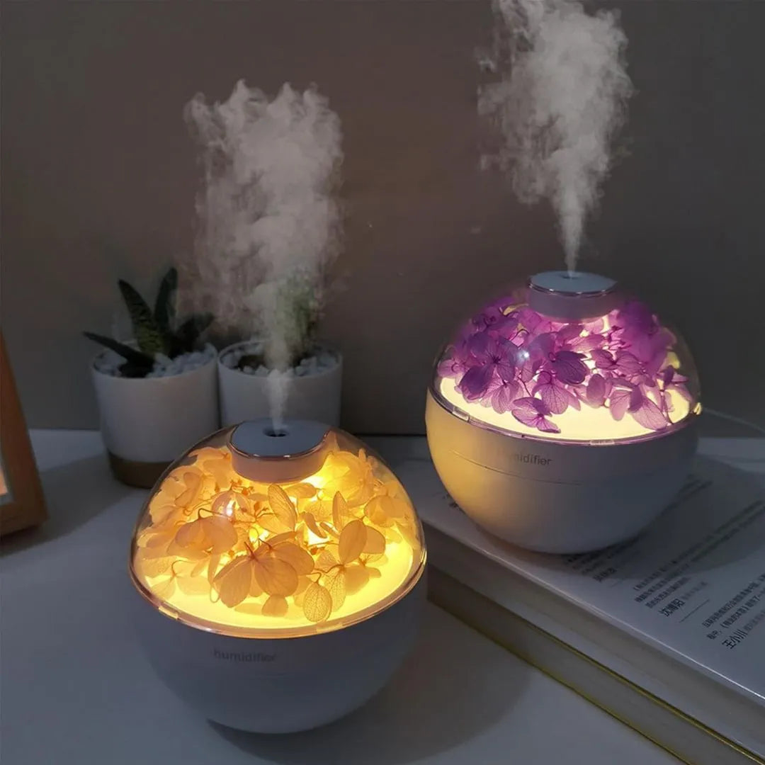 Humidificador Floral 170g con luz led