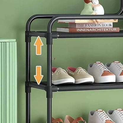Organizador de Zapatos de 4 Niveles, Estructura Metálica