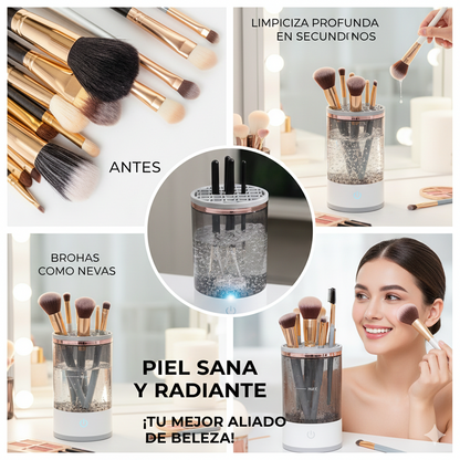 Limpiador Eléctrico de Brochas (Limpieza Profunda en Minutos)