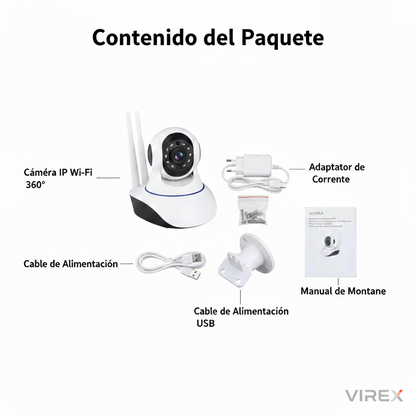 Protege tu Hogar 24/7 – Cámara WiFi Inteligente Full HD con Visión Nocturna