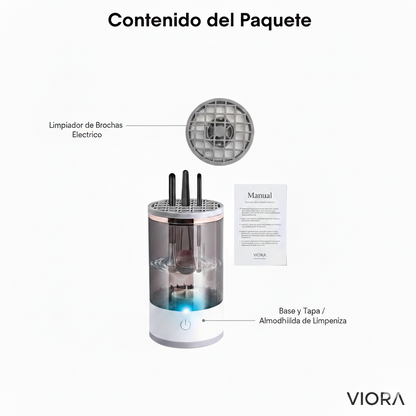 Limpiador Eléctrico de Brochas (Limpieza Profunda en Minutos)