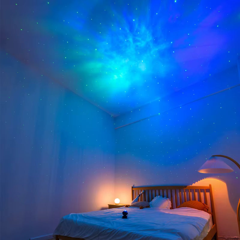 Proyector Astronauta LED con Control Remoto – Cielo Estrellado 360°