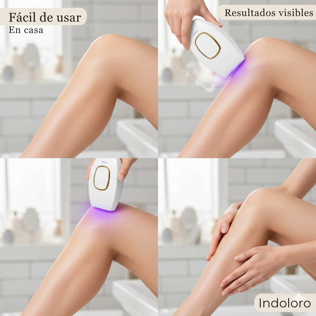 Depilador Láser IPL Profesional — Piel Lisa Definitiva desde Casa